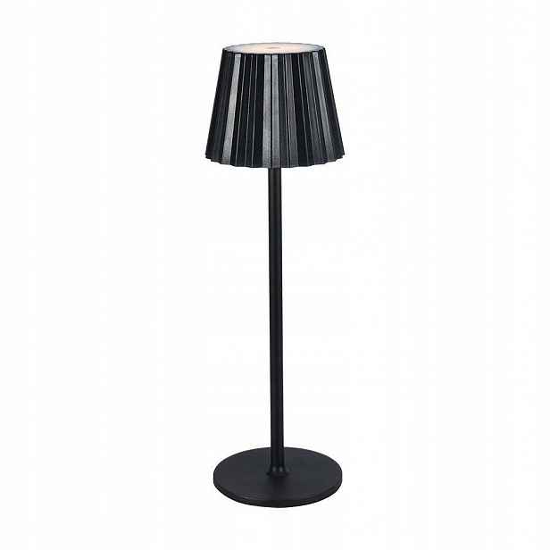 V-tac Stolní noční lampička 4W Led 37cm nabíjení Usb, stmívatelná, černá