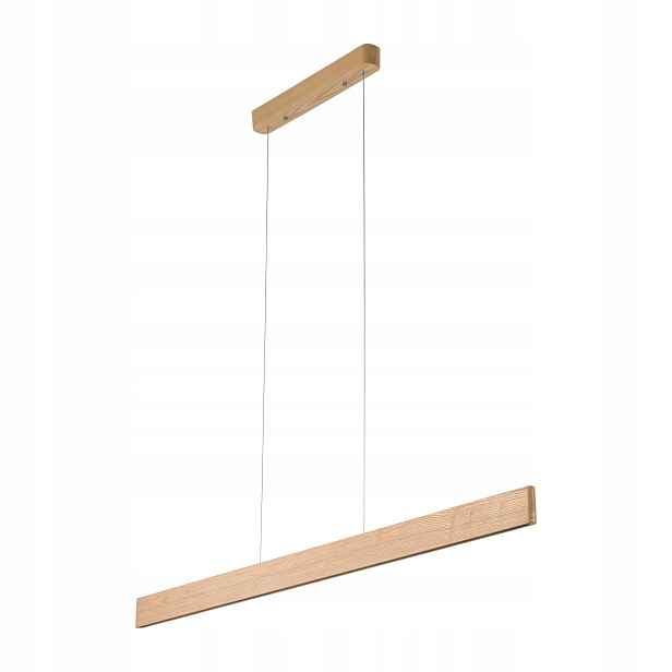 Závěsná lampa Prima dub 1xLED 24 W 3000K Moderní Podlouhlé Dřevo IP20