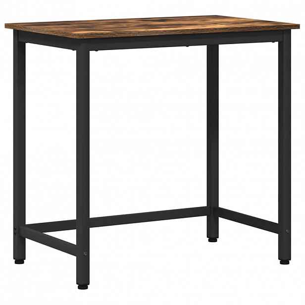 vidaXL stůl Kouřový dub 100 x 50 x 76,5 cm Inženýrské dřevo a ocel