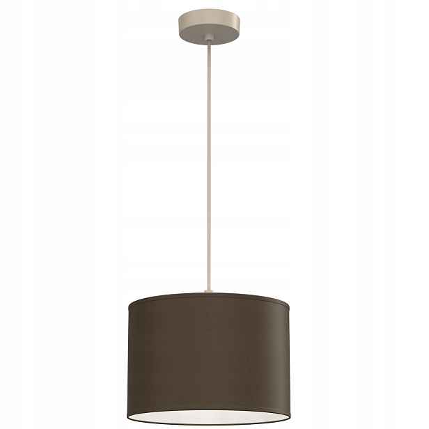 Luminex Arden závěsná lampa bronzová/béžová stínidlo 25 cm E27
