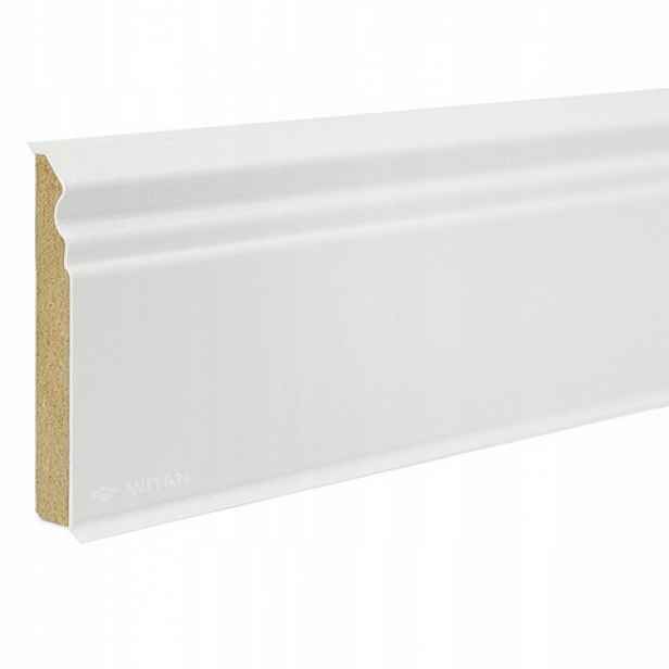Podlahová Lišta Cubu Hamburger Style 100 Bílá 10 cm x 250 cm