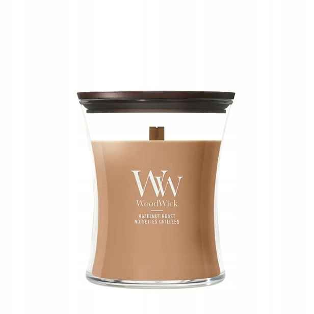 Střední svíčka Hazelnut Roast WoodWick