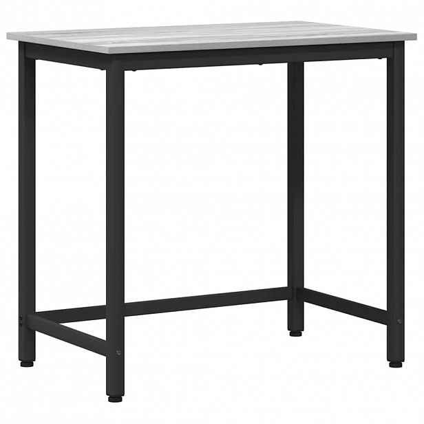 vidaXL stůl Šedá Sonoma 100 x 50 x 76,5 cm Inženýrské dřevo a ocel