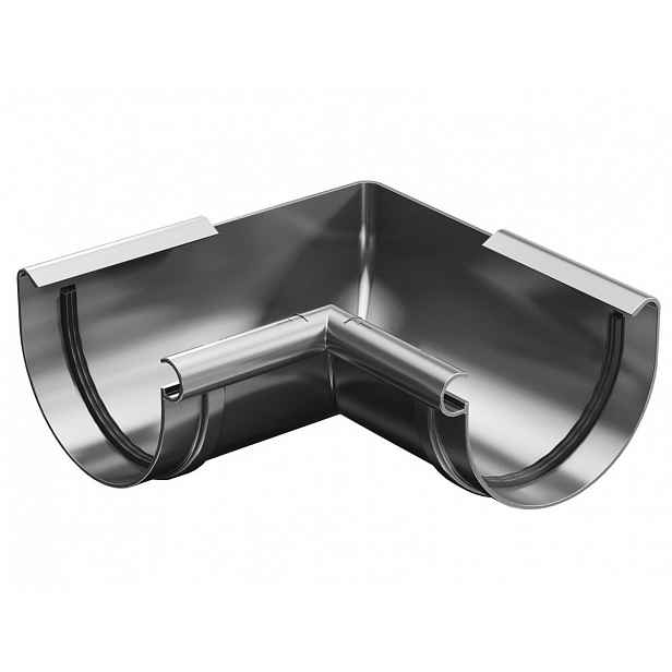 Plastový roh žlabu Gutta Aqua (vnitřní) 150 mm, antracit