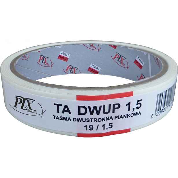PLX Dvoustranná lepící páska pěnová 19mm x 1,5m