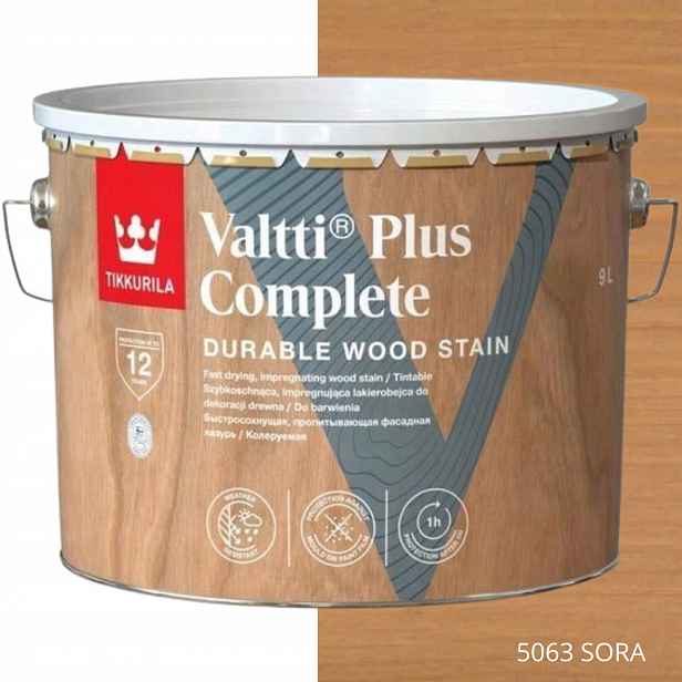 Tikkurila Lakovací Hmota Valtti Plus Complete 9L Barva 5063 Sora