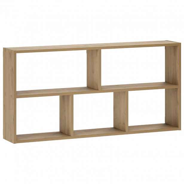 vidaXL Nástěnná polička Dub artisan 102 x 17 x 50 cm Kompozitní dřevo