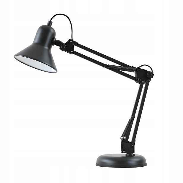 Lampa k psacímu stolu Kabinet Černá Kov Pohyblivý Zdroj 5W GU10 Tiago Italux