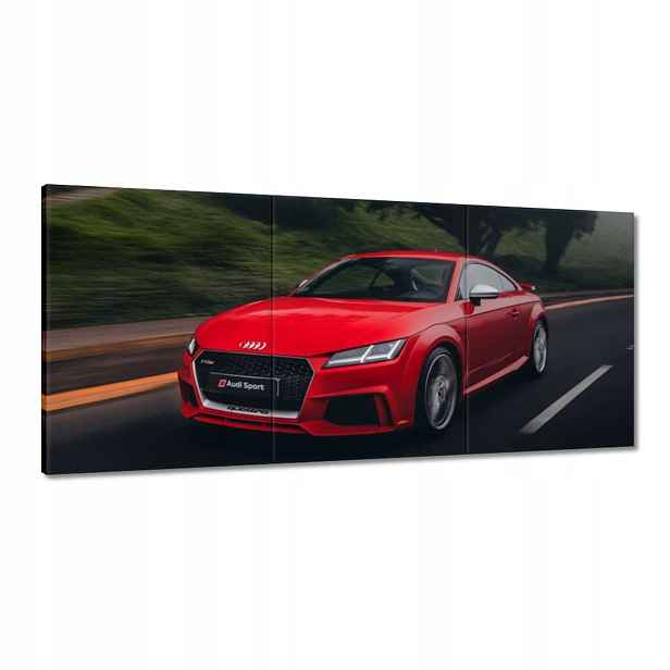 Obrazy 150x70 Červené Audi Auto