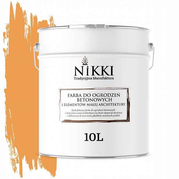 Barva Na Malování Plotů 10L Plotů Pro Betonové Květináče Oranžová F766