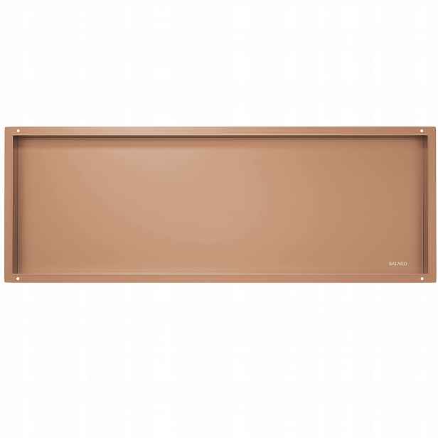 Bezrámečková Polička 90x30x10 cm Copper Wall-box No Rim Balneo