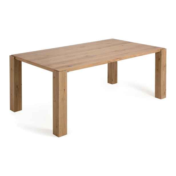 Jídelní stůl v dekoru dubu 100x200 cm Deyanira – Kave Home