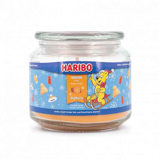 SVÍČKA Barevná vonná sklo 300 g Winter Fun