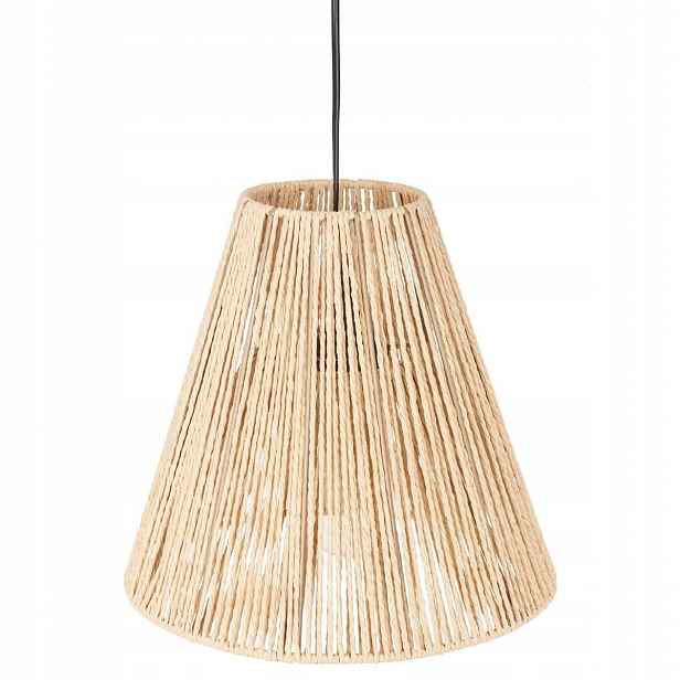 Závěsné svítidlo, O 30 cm, béžové