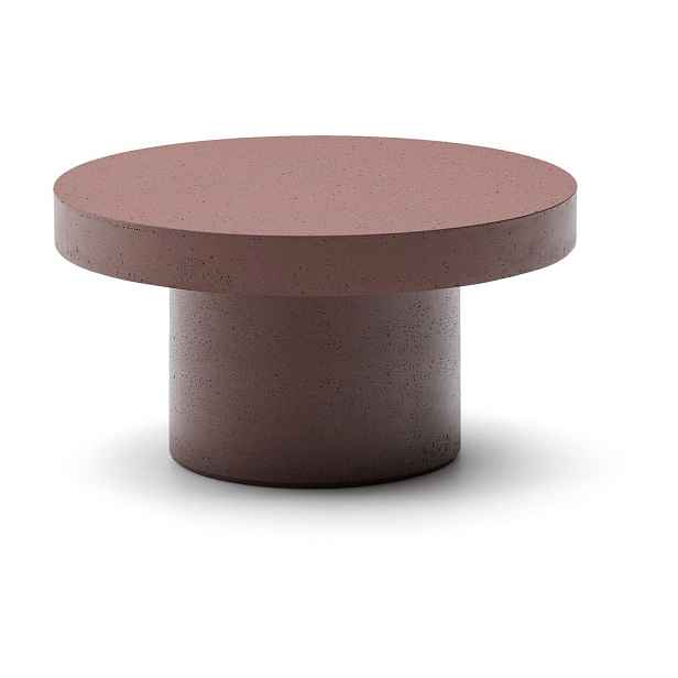 Betonový kulatý zahradní konferenční stolek ø 90 cm Aiguablava – Kave Home