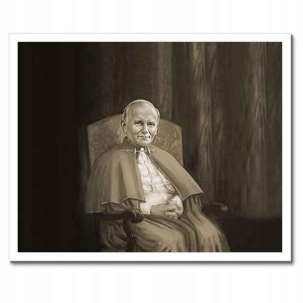 Plakáty v rámu 50x40 Papež Polák Jan Pavel 2
