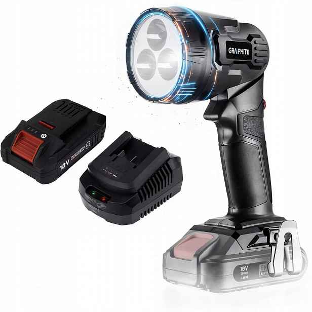 Graphite Lampa Energy+ 18V 58G007 Akumulátor 2AH Napájecí Zdroj Sada
