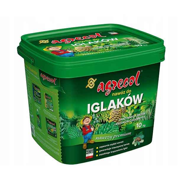 Hnojivo pro jehličnany, keře, tui granule 10 kg Agrecol