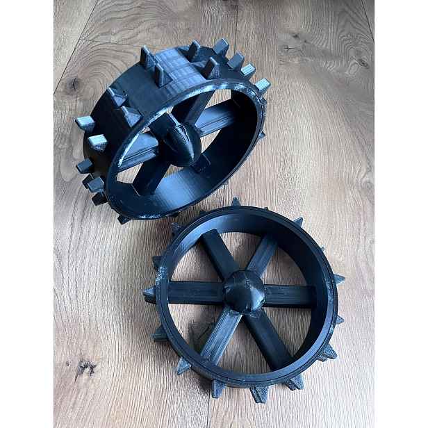 Hybridní kola Worx Landroid 220 mm série L a Vision sekačka Černá