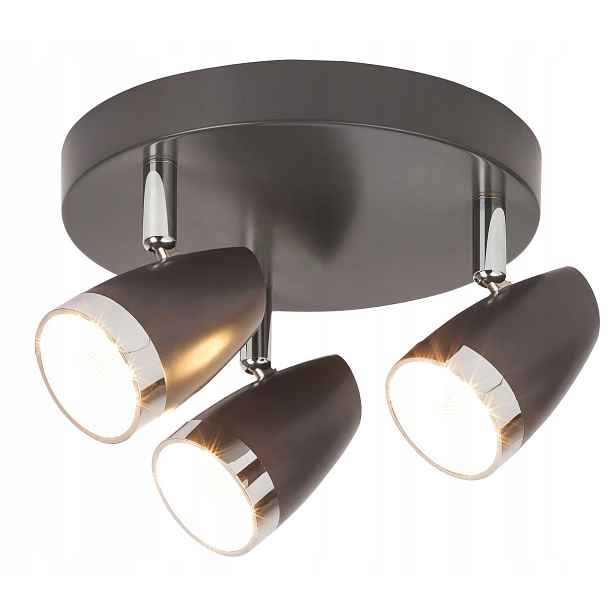 Reflektor Rabalux Karen Led 3x 4W antracit/chrom, 840lm, IP20