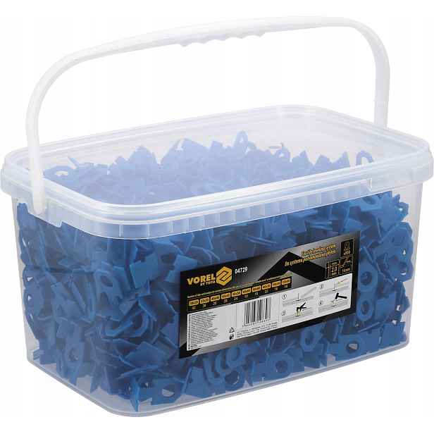 Klipy Pro Vyrovnání 2 MM 900 Ks Vorel 04729