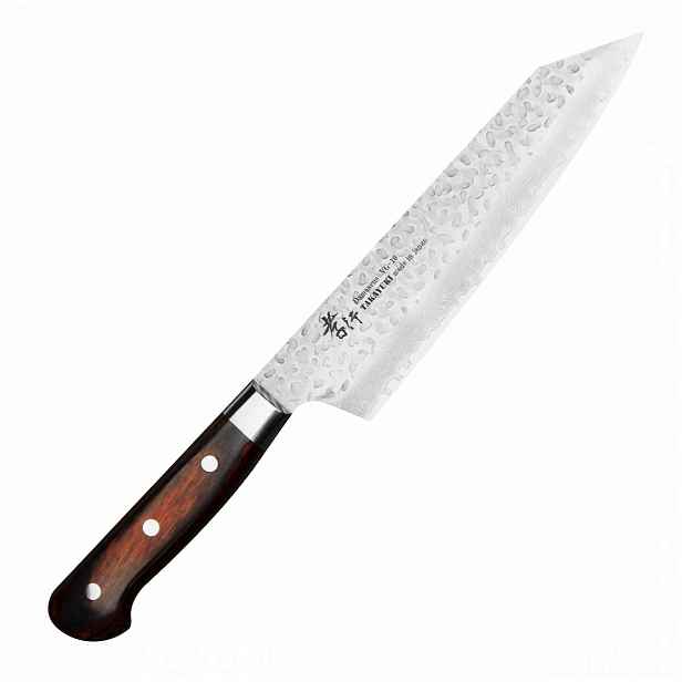 Sakai Takayuki Hammered VG-10 Japonský Nůž Kengata pro Zeleniny 19 Cm