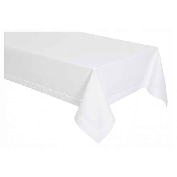 Elegantní ubrus s merežkou 140x320, bílý