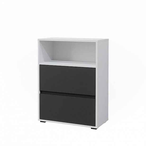 Vicco KOUPELNOVÁ SKŘÍŇKA Maltin Bílá 60.2 x 78 cm se dvěma velkými zásuvkami