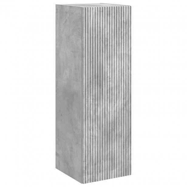 vidaXL Nástěnná koupelnová skříň Betonově šedá 33 x 34,5 x 100 cm