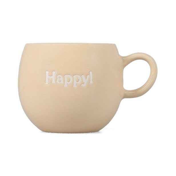 Béžový kameninový hrnek 420 ml Muggies – Salt&Pepper