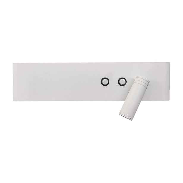 Nástěnné Led svítidlo 10W+3W 4000K bílé pravé Resort Milagro