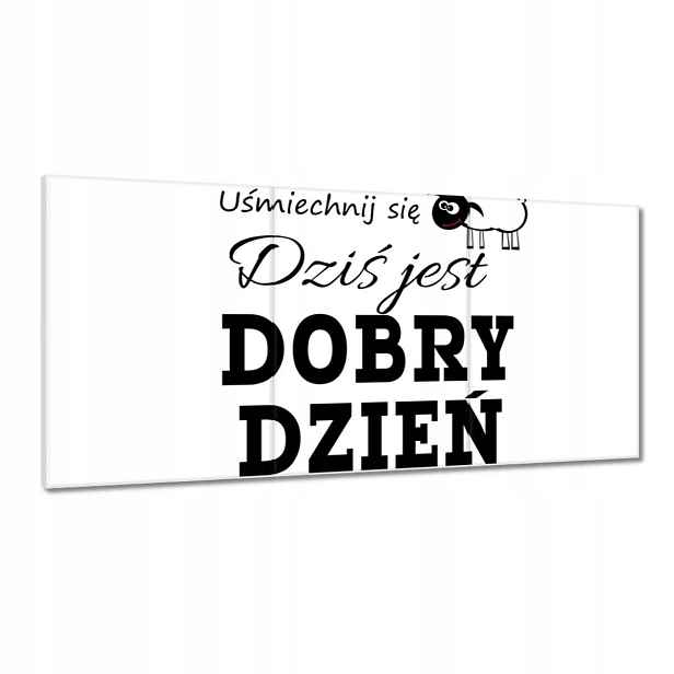 Obrazy 180x90 Úsměv Dobrý den