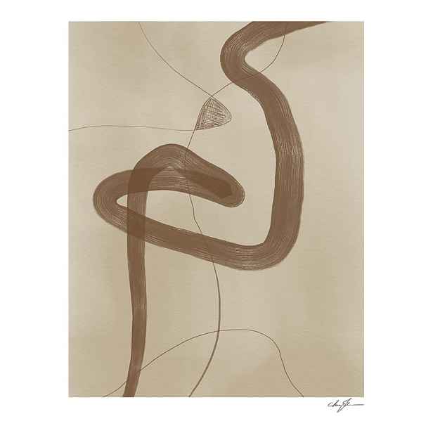 Plakát 70x100 cm Two ways – Anna Johansson – The Poster Club