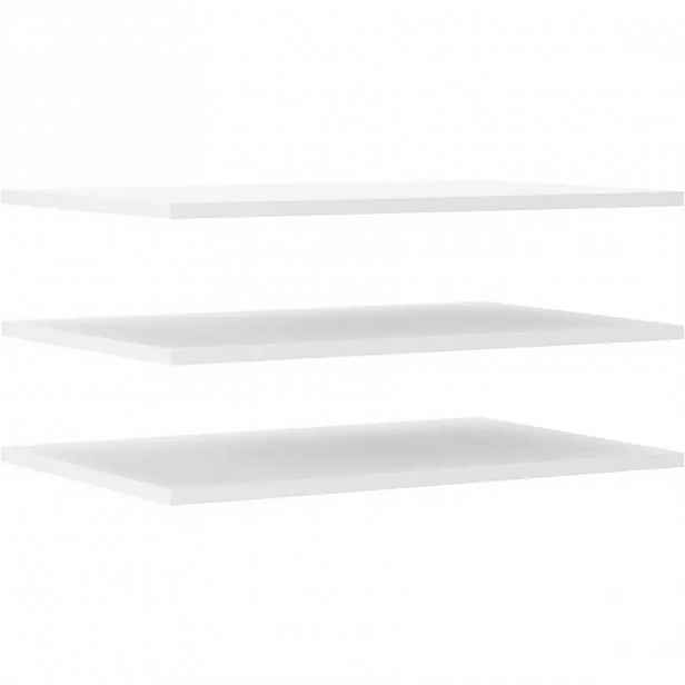 Police 82,5 cm, set Bílá
