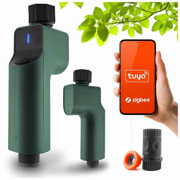 Automatický Zahradní Vodní Ventil Inteligentní Smart Zavlažování Zigbee Tuya