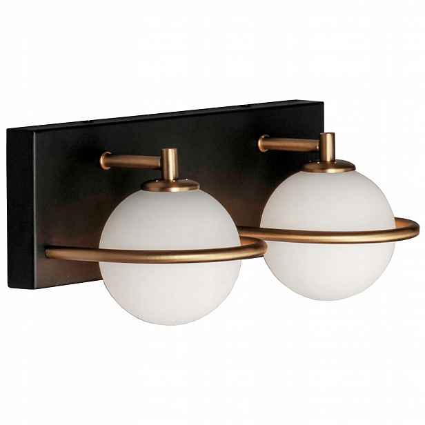 Dvojitá Nástěnná Lampa Černá, Moderní