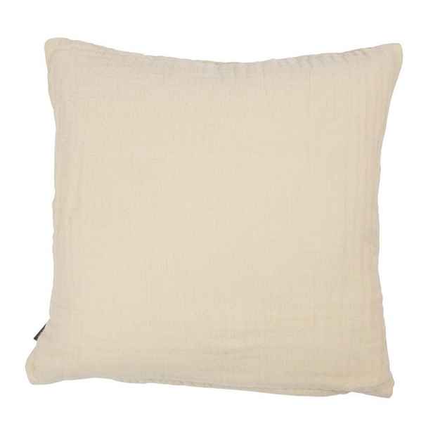 Krémový mušelínový polštář Nova Muslin - 45*45cm  Mars & More