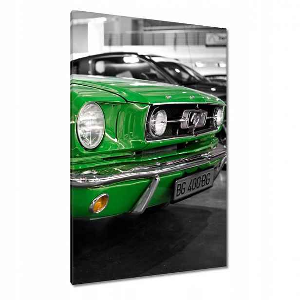 Obrazy 80x120 Zelený Ford Mustang