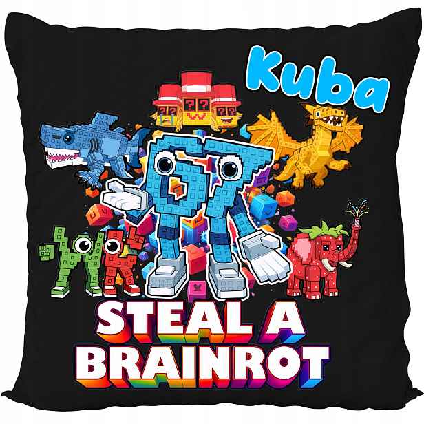 Polštář Brain Rot Roblox Game 67 Six Seven Dárek Jméno