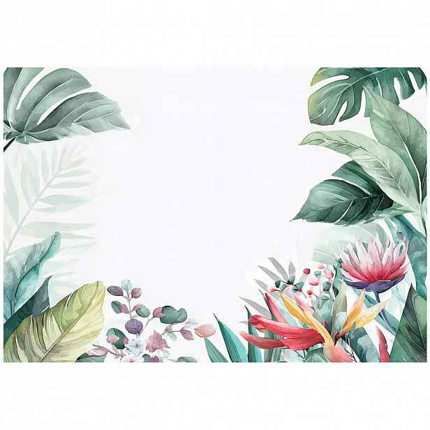 Wallarena FOTOTAPETA Jungle Leaves Green 150x105 cm