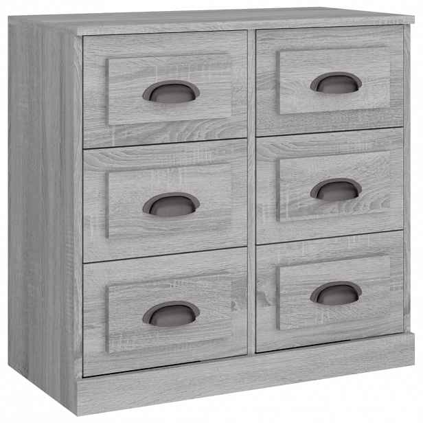 vidaXL Příborník šedý sonoma 70 x 35,5 x 67,5 cm kompozitní dřevo