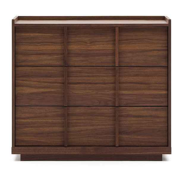 Hnědá komoda v dekoru ořechu 100x78x50 cm Onix – Kave Home