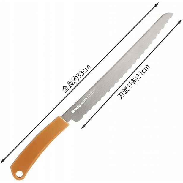 Nůž na chléb Kai Bready Select DL7041, čepel 21 cm nerezová ocel