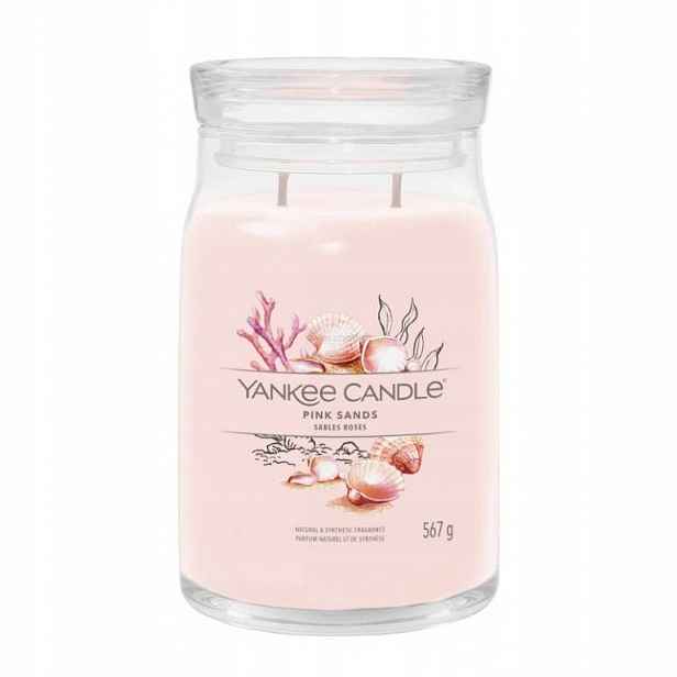 Pink písek Yankee Candle velká vonná svíčka