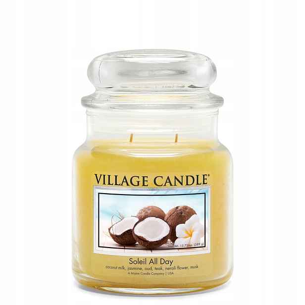 Střední svíčka Soleil All Day Village Candle