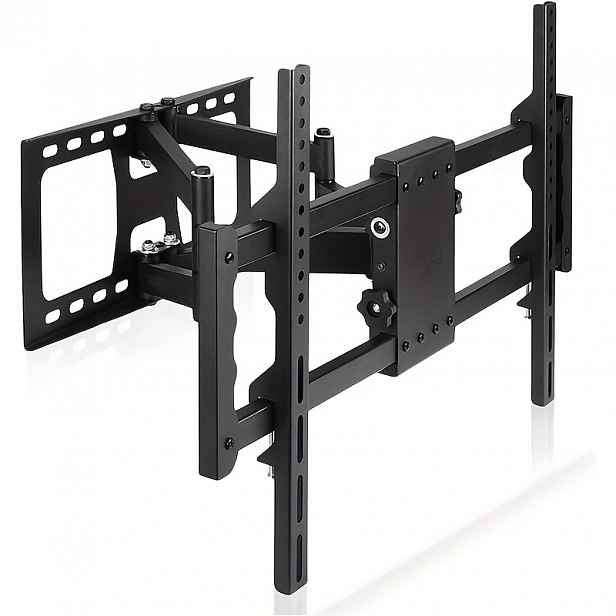 TEMU Nástěnný držák na TV, Full Motion TV nástěnný držák s naklápěcí a otočnou funkcí pro 30" - 85" LED LCD HD 4K plazmové televize s výsuvným