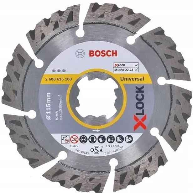 Bosch Diamantový řezací kotouč Universal 115 X-lock