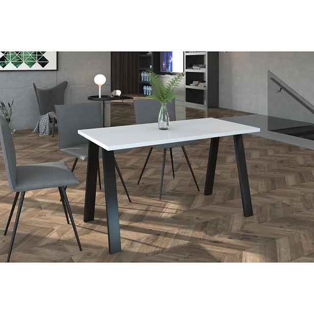 Casarredo Jídelní stůl KOLINA 185x67 cm černá/bílá