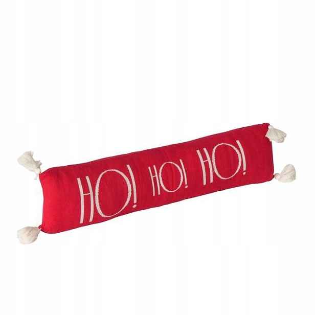 Vánoční Polštář Váleček Roller, červená, dlouhá, 80 cm, Dárek