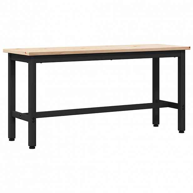 vidaXL Jídelní lavička Přírodní 100 x 32,5 x 49 cm
